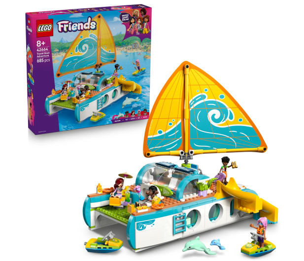 LEGO Friends 42664 Przygoda na łodzi - 1331628 - zdjęcie 2
